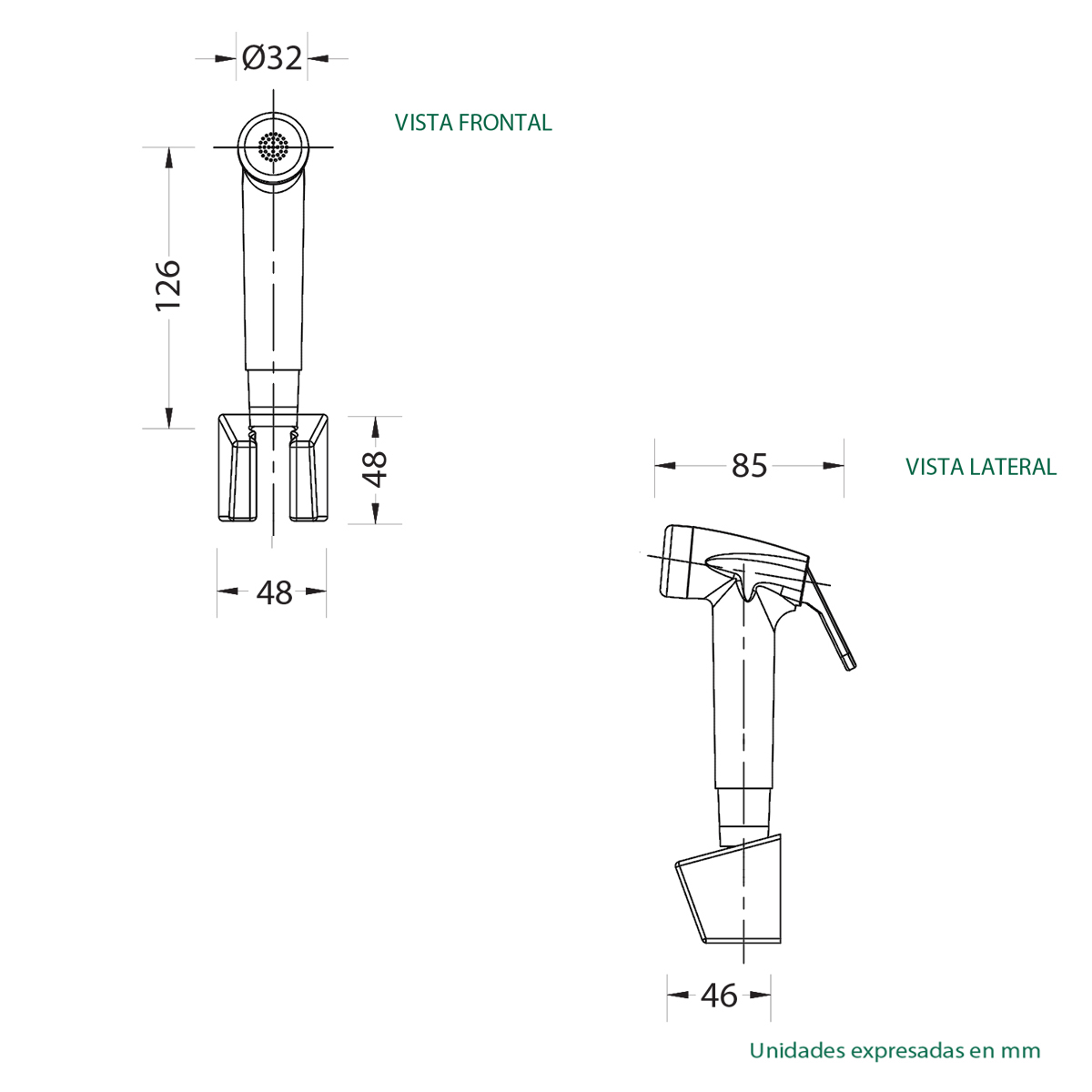 DUCHA TELEFONO ALASKA CR. C/B BLIS